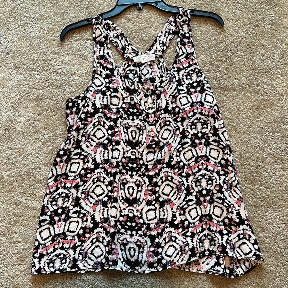 Pink Rose Tank Top